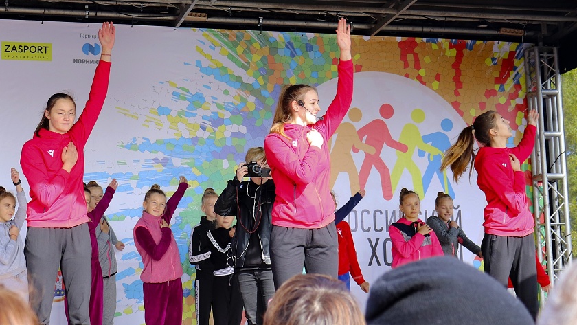 Волейболистки «Локомотива-2» приняли участие во Всероссийском Дне ходьбы